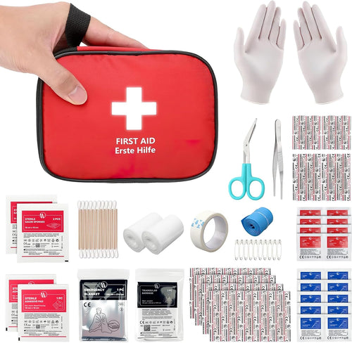 Mini Trousse Premier Secours 90 Pièces, Petite Trousse À Pharmacie, Kit Premier Secours Pour Voiture Maison Lieu De Travail Voyage Camping Randonnée Et Sports En Plein Air